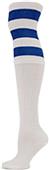 Nouvella Womens Three Stripe Rib Over Knee Socks