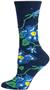 Nouvella Womens All Over Floral Crew Socks