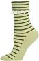 Nouvella Women Lace Trimmed Turned Cuff Crew Socks