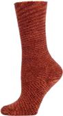 Nouvella Womens Space Dyed Terry Crew Socks
