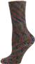 Nouvella Womens Space Dyed Terry Crew Socks