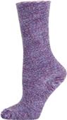 Nouvella Womens Space Dyed Terry Crew Socks
