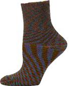 Nouvella Womens Space Dyed Terry Shortie Socks