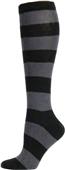 Nouvella Womens Cotton Rugby Stripe Knee Hi Socks Nouvella Womens Cotton Rugby Stripe Knee Hi Socks