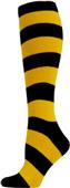 Nouvella Womens Cotton Rugby Stripe Knee Hi Socks Nouvella Womens Cotton Rugby Stripe Knee Hi Socks