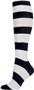 Nouvella Womens Cotton Rugby Stripe Knee Socks