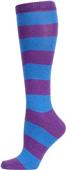 Nouvella Womens Cotton Rugby Stripe Knee Socks