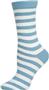 Nouvella Womens Two Color Striped Crew Socks