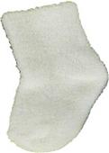 Nouvella Solid Cotton Fleece Baby Booties Nouvella Solid Cotton Fleece Baby Booties