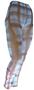 Nouvella Brown Madras Sublimated Footless Tights
