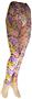 Nouvella Pink Petals Sublimated Footless Tights