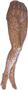Nouvella Womens Bronze Lavikat Sublimated Tights
