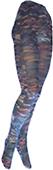 Nouvella Womens Teal Tulaya Sublimated Tights