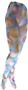 Nouvella Womens Bronze Bauble Sublimated Tights