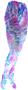 Nouvella Womens Water Colors Sublimated Tights