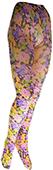 Nouvella Womens Pink Petals Sublimated Tights