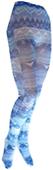 Nouvella Womens Aztec Blue Sublimated Tights