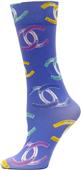 Nouvella Lilac Horse Shoe Sublimated Trouser Socks