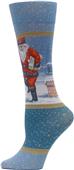 Nouvella Womens Santa Sublimated Trouser Socks