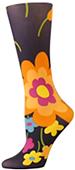 Nouvella Charcoal Flower Sublimated Trouser Socks
