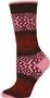 QT Feet Recycled Wonderland Fairisle Crew Socks