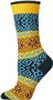 QT Feet Recycled Wonderland Fairisle Crew Socks