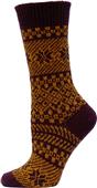 QT Feet Recycled Juneau Fairisle Crew Socks QT Feet Recycled Juneau Fairisle Crew Socks