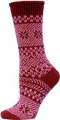 QT Feet Recycled Juneau Fairisle Crew Socks QT Feet Recycled Juneau Fairisle Crew Socks