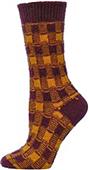 QT Feet Recycled Gingham Check Crew Socks QT Feet Recycled Gingham Check Crew Socks