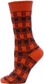 QT Feet Recycled Gingham Check Crew Socks QT Feet Recycled Gingham Check Crew Socks