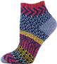 QT Feet Womens Recycled Sunrise Shortie Socks