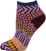 QT Feet Womens Recycled Sunrise Shortie Socks