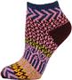 QT Feet Womens Recycled Sunrise Shortie Socks