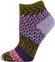 QT Feet Womens Recycled Sunrise Shortie Socks