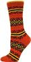 QT Feet Recycled Atlantis Fairisle Crew Socks