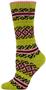 QT Feet Recycled Atlantis Fairisle Crew Socks