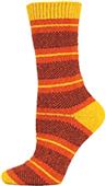 QT Feet Womens Recycled Birdseye Stripe Crew Socks QT Feet Womens Recycled Birdseye Stripe Crew Socks