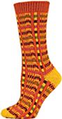 QT Feet Womens Recycled Picnic Plaid Crew Socks