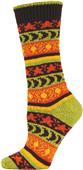 QT Feet Women Recycled Sun, Moon, Stars Crew Socks