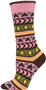 QT Feet Women Recycled Sun, Moon, Stars Crew Socks