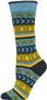 QT Feet Women Recycled Sun, Moon, Stars Crew Socks