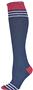 QT Feet Womens Recycled Three Stripe Knee Socks