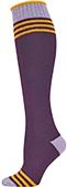 QT Feet Womens Recycled Three Stripe Knee Socks QT Feet Womens Recycled Three Stripe Knee Socks