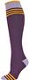 QT Feet Womens Recycled Three Stripe Knee Socks
