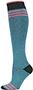 QT Feet Womens Recycled Three Stripe Knee Socks