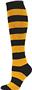 QT Feet Womens Recycled Rugby Stripe Knee Socks