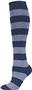 QT Feet Womens Recycled Rugby Stripe Knee Socks