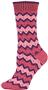 QT Feet Womens Recycled Zuni Fairisle Crew Socks