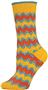 QT Feet Womens Recycled Zuni Fairisle Crew Socks