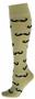 Red Lion Mustache Athletic Socks